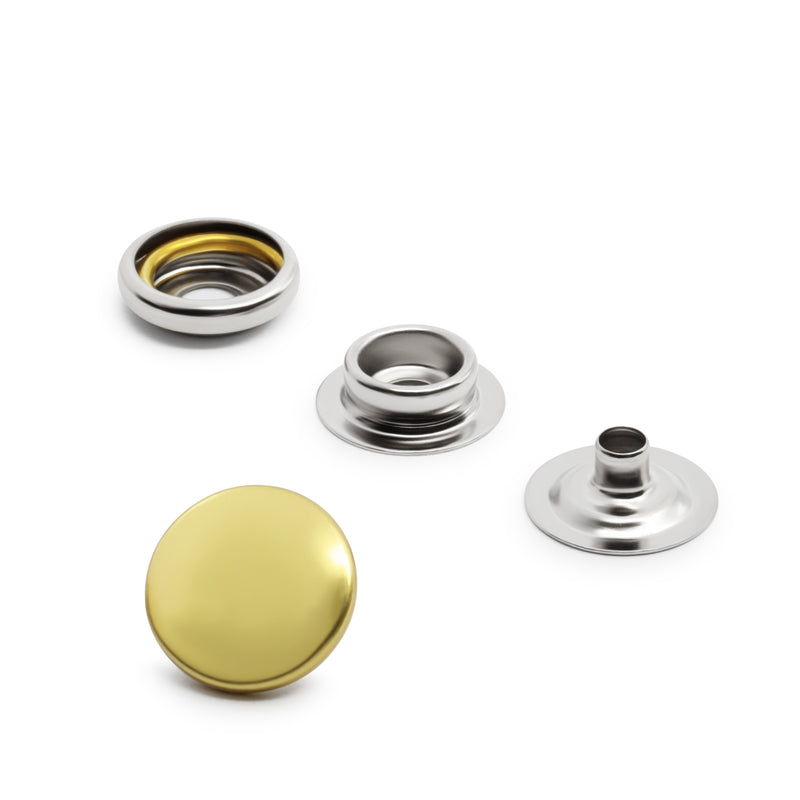 Chargez l'image dans la visionneuse de la galerie, 5-6|Dritz 5/8" Heavy Duty Snaps, 7 Sets, Gold