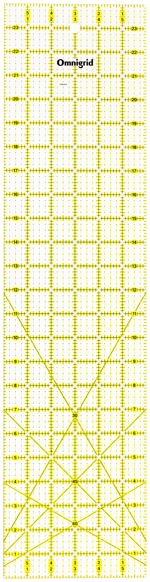 Chargez l'image dans la visionneuse de la galerie, R24|Omnigrid Rectangle Ruler, 6" x 24"
