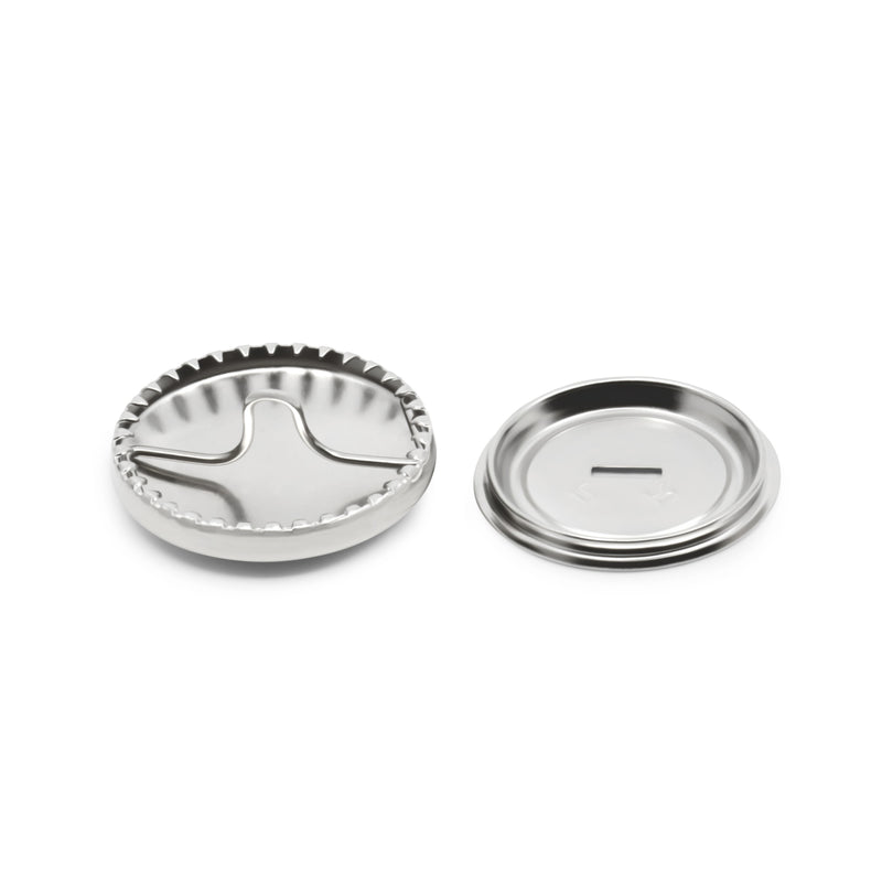 Chargez l'image dans la visionneuse de la galerie, 213-45|Dritz 1-1/8" Half Ball Cover Buttons, 3 pc, Nickel