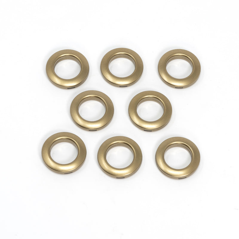 Chargez l'image dans la visionneuse de la galerie, 44459|Dritz 1" Plastic Curtain Grommets, Antique Gold, 8 Sets