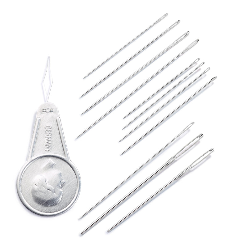 Chargez l'image dans la visionneuse de la galerie, 128400|Prym Embroidery/Darning Hand Needles & Threader, Assorted, 50 pc