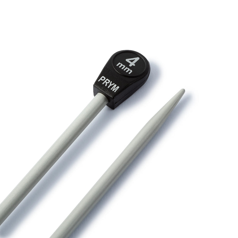 Chargez l'image dans la visionneuse de la galerie, 191476|Prym 16" Single Point Aluminum Knitting Needles, 4mm