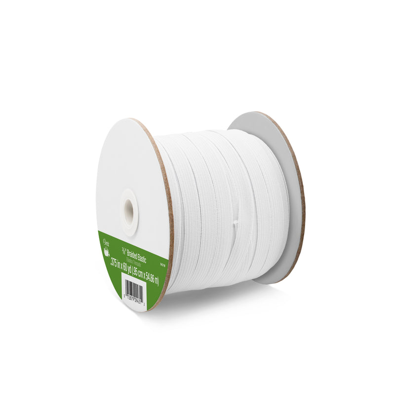 Load image into Gallery viewer, 9431W|Dritz 3/8" White Braided Elastic, 60 yd