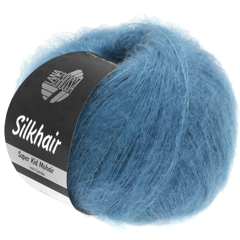 Chargez l'image dans la visionneuse de la galerie, 5710103|Lana Grossa Silkhair Yarn, Jeans Blue