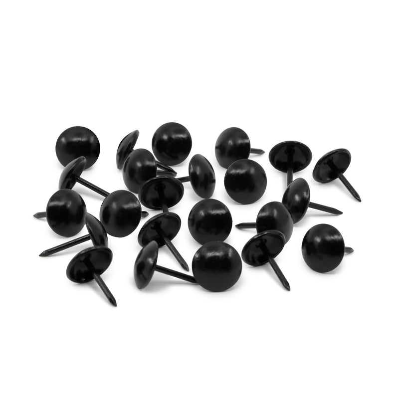 Chargez l'image dans la visionneuse de la galerie, 9017|Dritz 7/16" Smooth Decorative Nails, Black, 24 pc