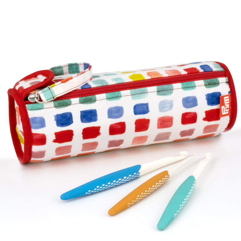 Chargez l'image dans la visionneuse de la galerie, 57251|Prym Crochet Hook Roll & Organizer, Rainbow Specks