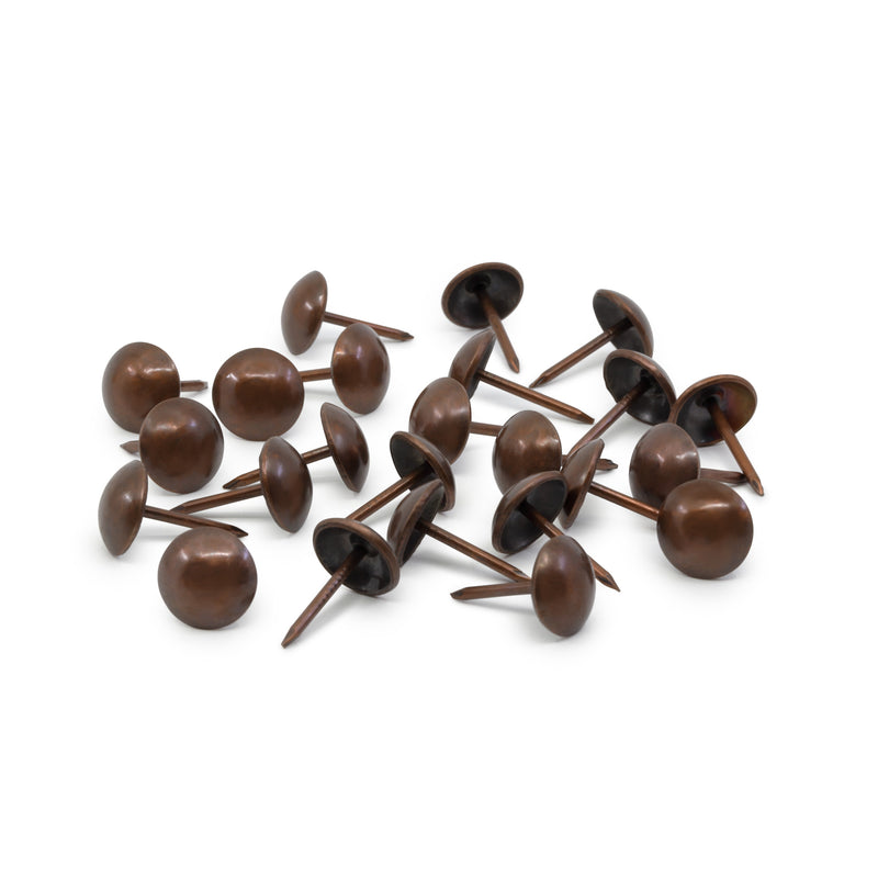 Chargez l'image dans la visionneuse de la galerie, 44281|Dritz 7/16" Smooth Decorative Nails, Antique Copper, 24 pc