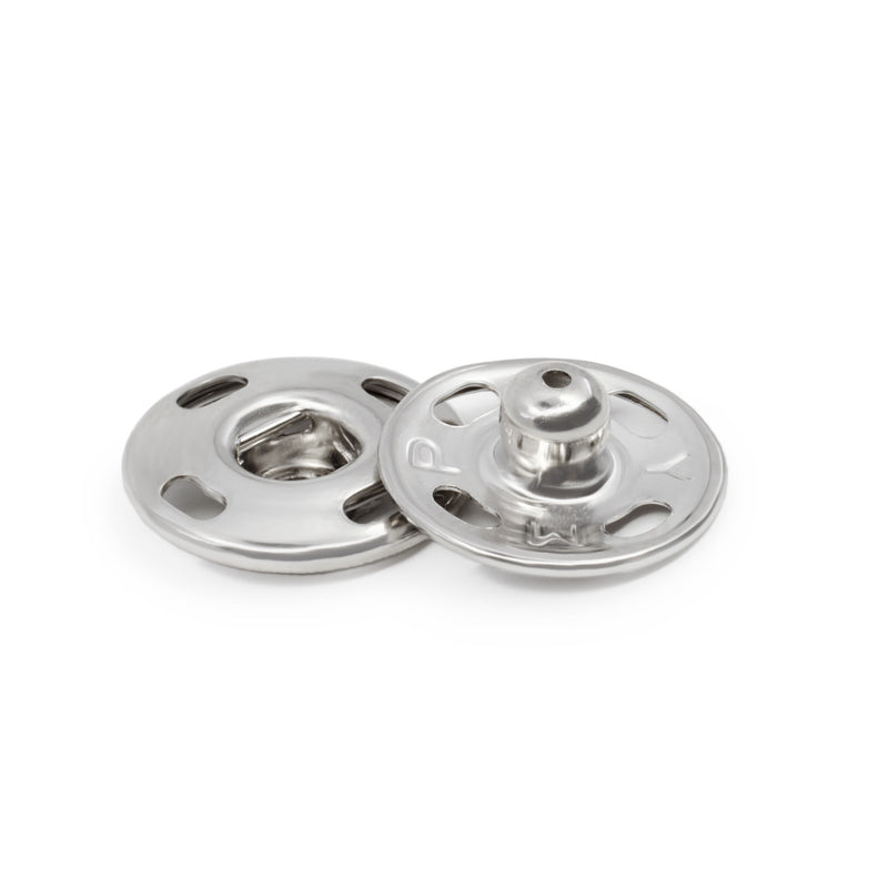 Chargez l'image dans la visionneuse de la galerie, BK107|Dritz Sew-On Snaps, 48 Sets, Size 5/8", Nickel