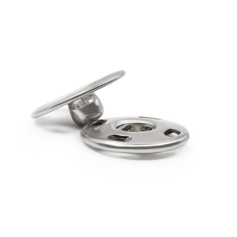 Chargez l'image dans la visionneuse de la galerie, BK107|Dritz Sew-On Snaps, 48 Sets, Size 5/8", Nickel