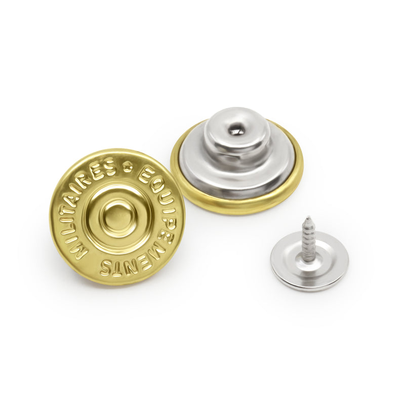 Chargez l'image dans la visionneuse de la galerie, 9-35|Dritz 5/8" Dungaree Buttons, 4 pc, Gold