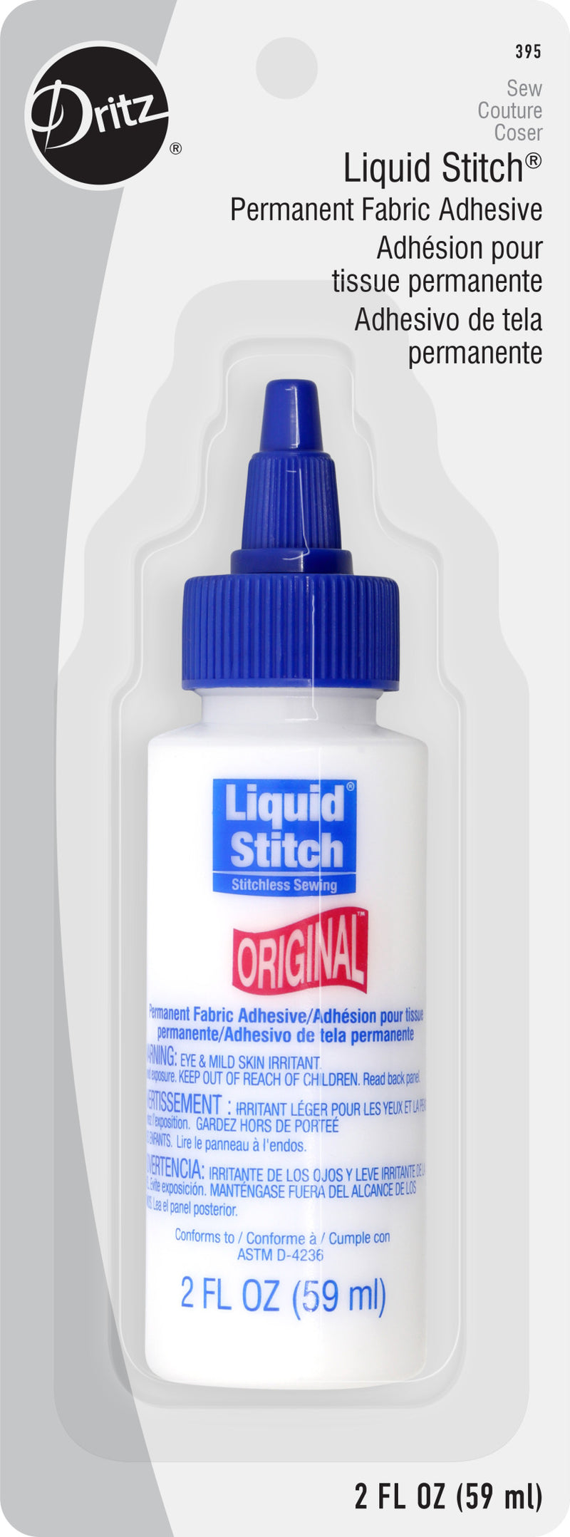 Chargez l'image dans la visionneuse de la galerie, 395|Dritz Liquid Stitch Permanent Fabric Adhesive, 2 fl. oz.