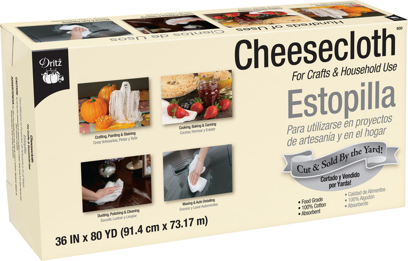 Chargez l'image dans la visionneuse de la galerie, 600|Dritz 36" Cheesecloth, 80 yd