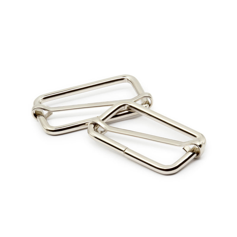 Chargez l'image dans la visionneuse de la galerie, 780-65|Dritz 1-1/2" Adjustable Slide Buckles, Silver, 2 pc