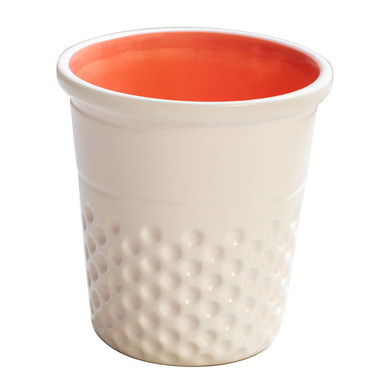 Chargez l'image dans la visionneuse de la galerie, DR004|Dritz Novelty Ceramic Thimble Container, Coral