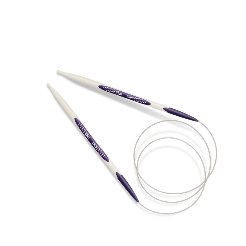 Chargez l'image dans la visionneuse de la galerie, 57087|Prym 32" Ergonomic Circular Knitting Needles, US 10 (6mm)