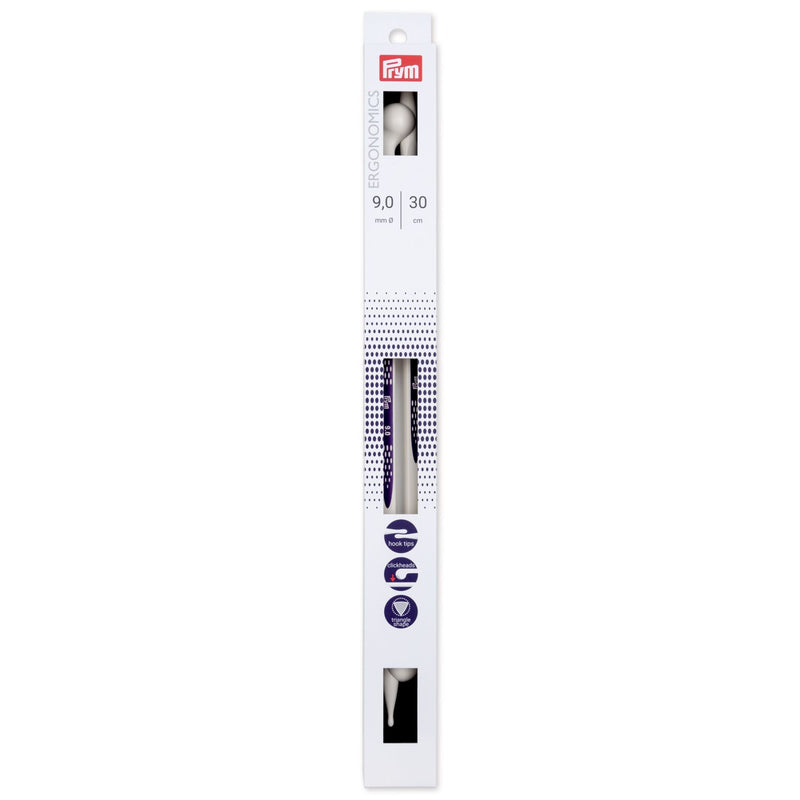 Chargez l'image dans la visionneuse de la galerie, 190312|Prym 12" Ergonomic Single Point Knitting Needles, 9mm
