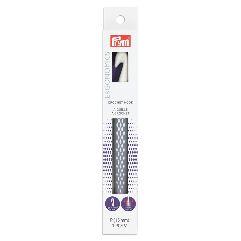 Chargez l'image dans la visionneuse de la galerie, 57210|Prym Ergonomic Crochet Hook, US P (15mm)