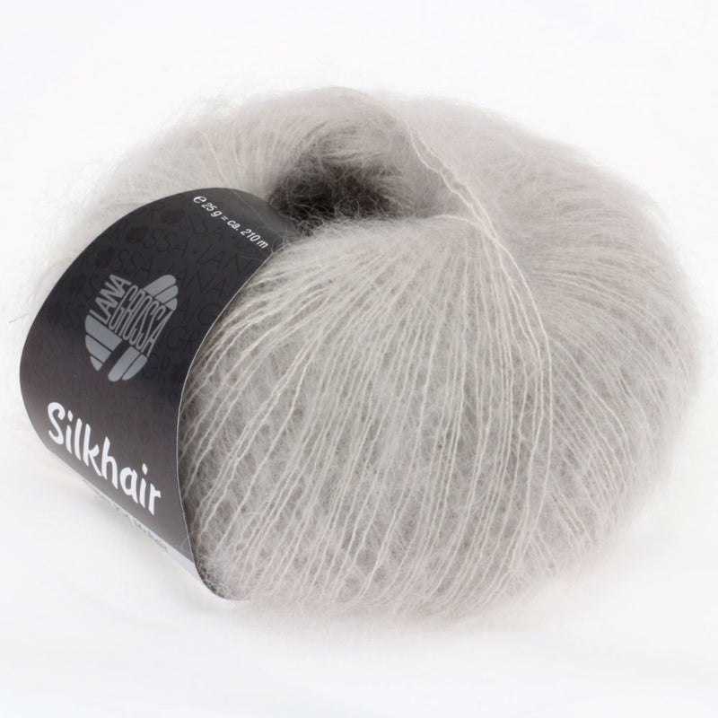 Chargez l'image dans la visionneuse de la galerie, 5710058|Lana Grossa Silkhair Yarn, Pearl White