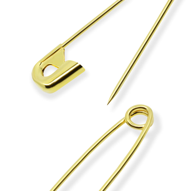 Chargez l'image dans la visionneuse de la galerie, 1466|Dritz 2" Quilters Brass Safety Pins, Brass, 20 pc