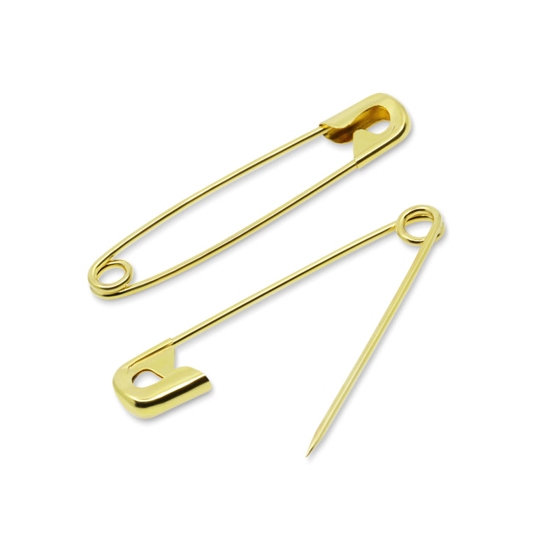 Chargez l'image dans la visionneuse de la galerie, 1466|Dritz 2" Quilters Brass Safety Pins, Brass, 20 pc