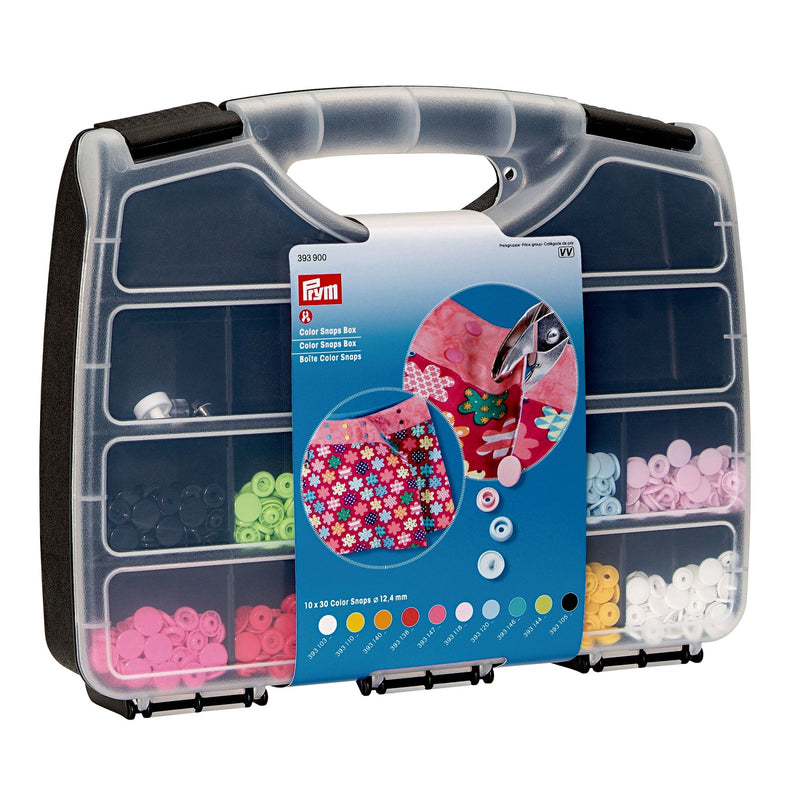 Chargez l'image dans la visionneuse de la galerie, 393900|Prym COLOR Snaps Box with tools 300pc