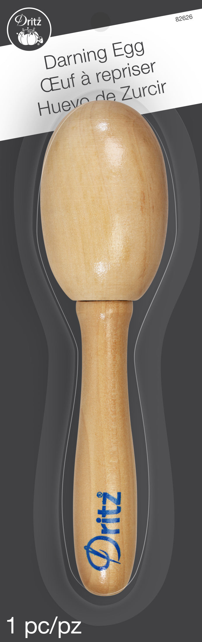 Chargez l'image dans la visionneuse de la galerie, 82626|Dritz Wooden Darning Egg