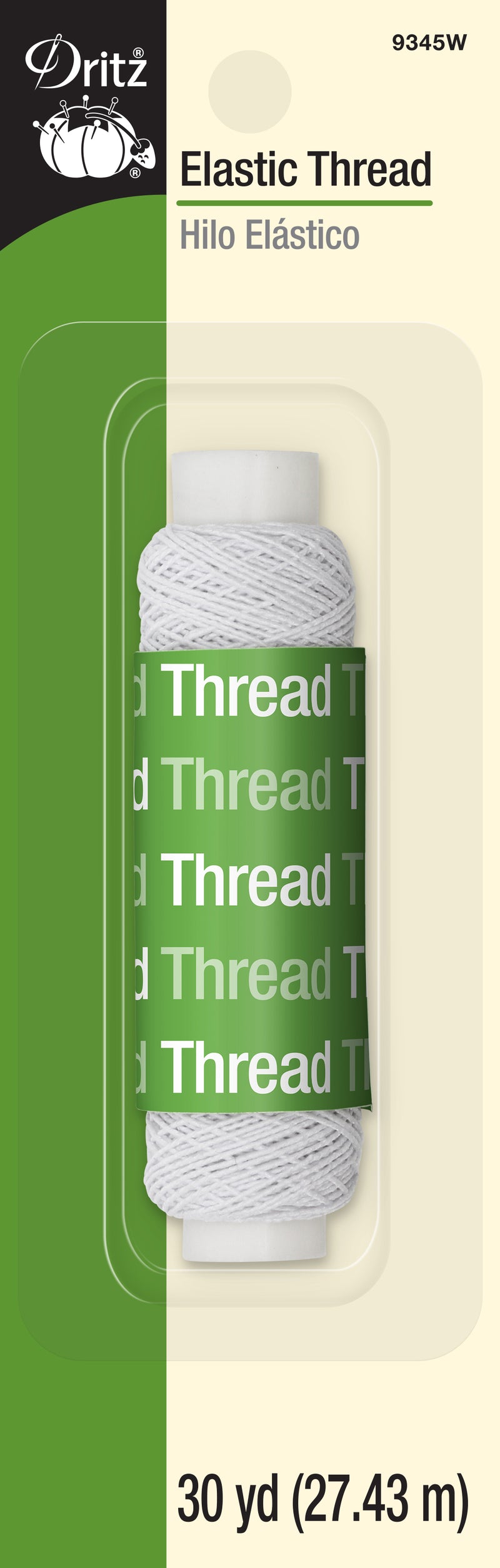 Chargez l'image dans la visionneuse de la galerie, 9345W|Dritz Elastic Thread, White, 30 yd