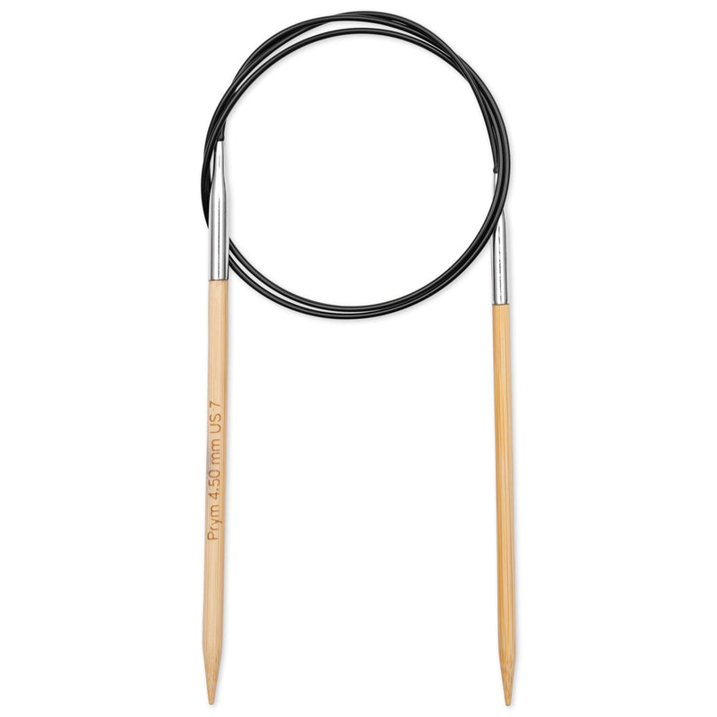 Chargez l'image dans la visionneuse de la galerie, 222507|Prym 32" (80 cm) Circular Bamboo Knitting Needles, US 7 (4.5 mm)