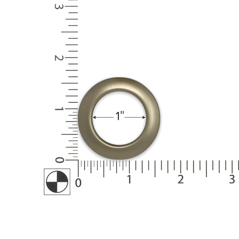 Chargez l'image dans la visionneuse de la galerie, 44459|Dritz 1" Plastic Curtain Grommets, Antique Gold, 8 Sets