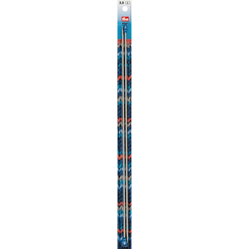 Chargez l'image dans la visionneuse de la galerie, 191474|Prym 16" Single Point Aluminum Knitting Needles, 3mm