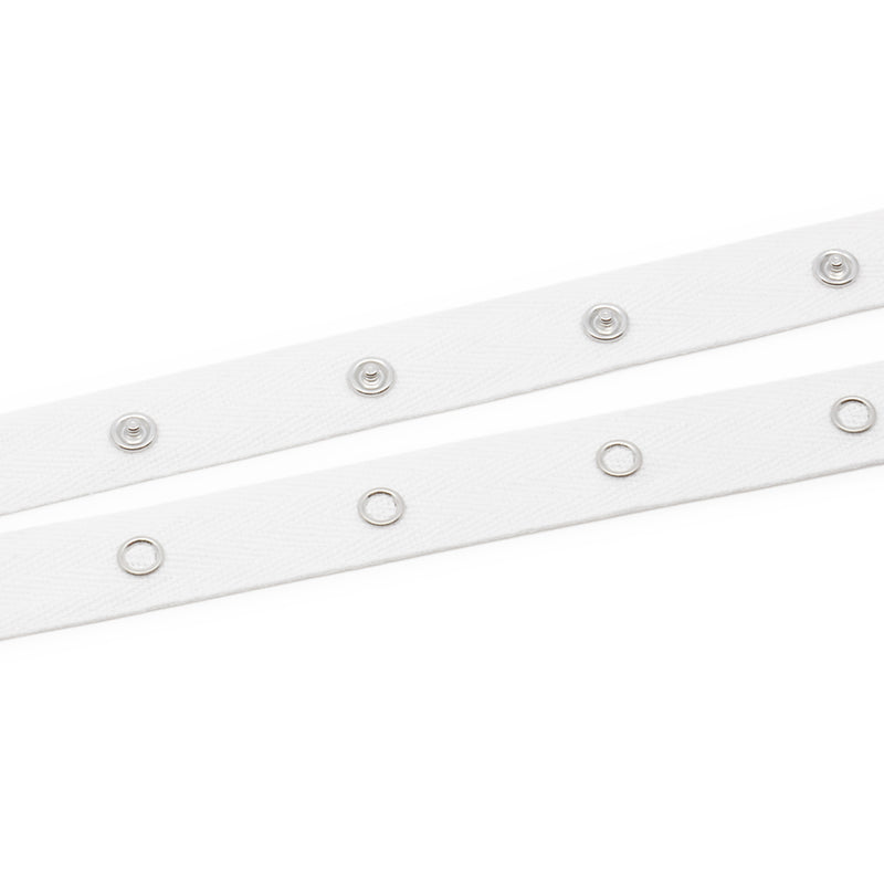Chargez l'image dans la visionneuse de la galerie, 28607-9|Dritz Snap Tape with Metal Snaps, White, 8 yd
