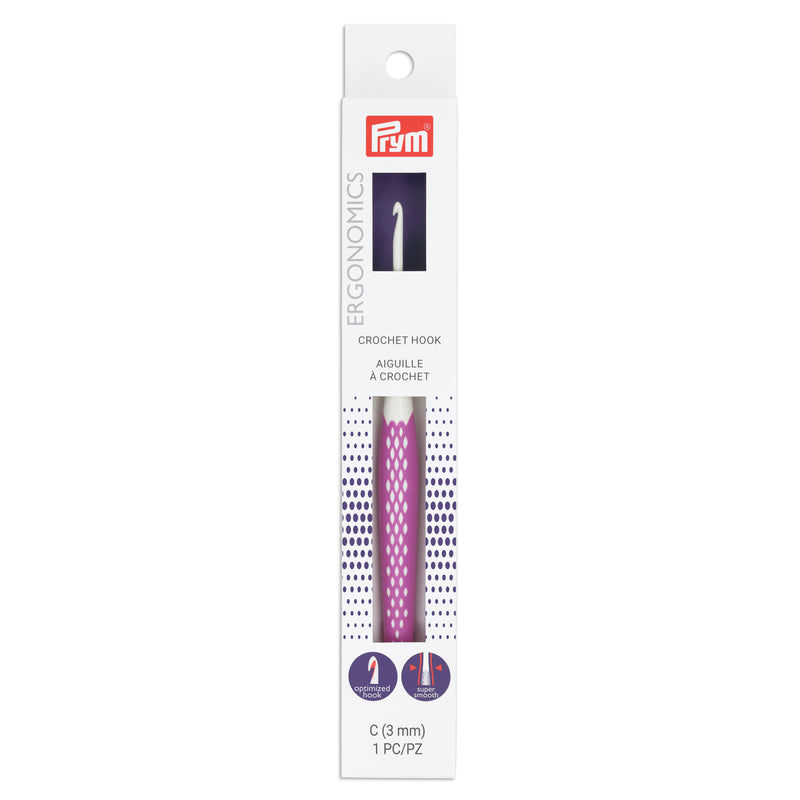 Chargez l'image dans la visionneuse de la galerie, 57200|Prym Ergonomic Crochet Hook, US C (3mm)