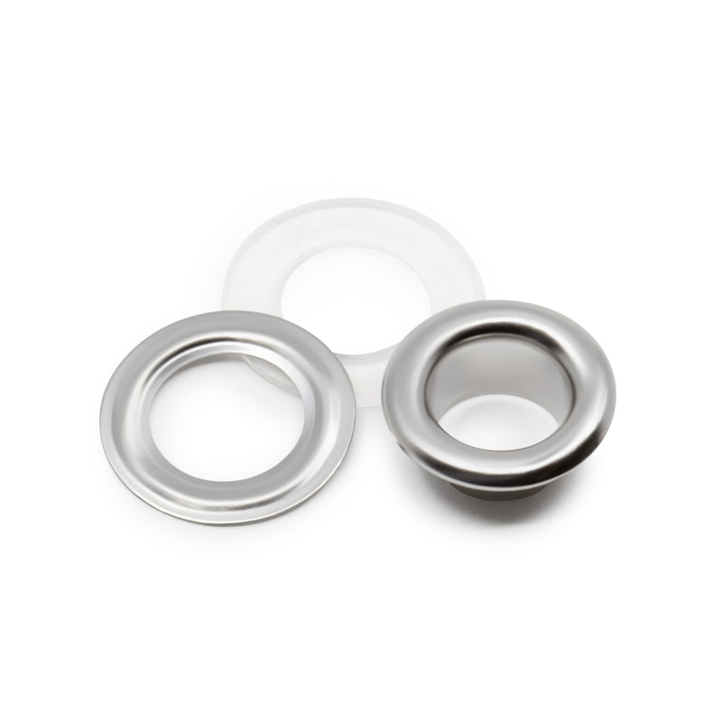 Chargez l'image dans la visionneuse de la galerie, BK129|Dritz 1/4" 2-Part Eyelets & Tools, 72 Sets, Nickel