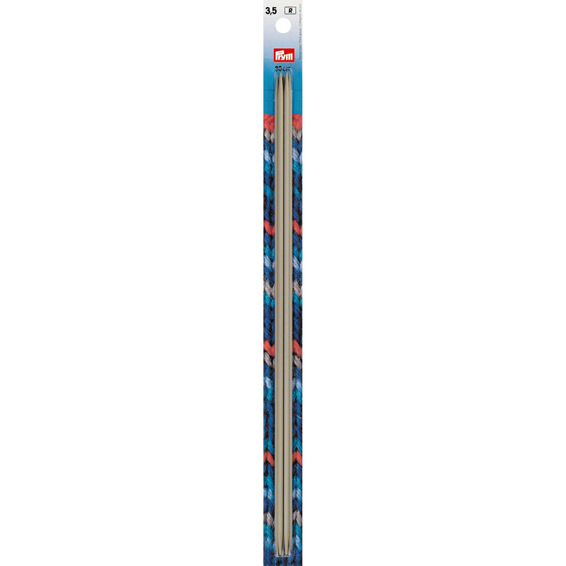 Chargez l'image dans la visionneuse de la galerie, 191558|Prym 12" Double Point Aluminum Knitting Needles, 3.5mm
