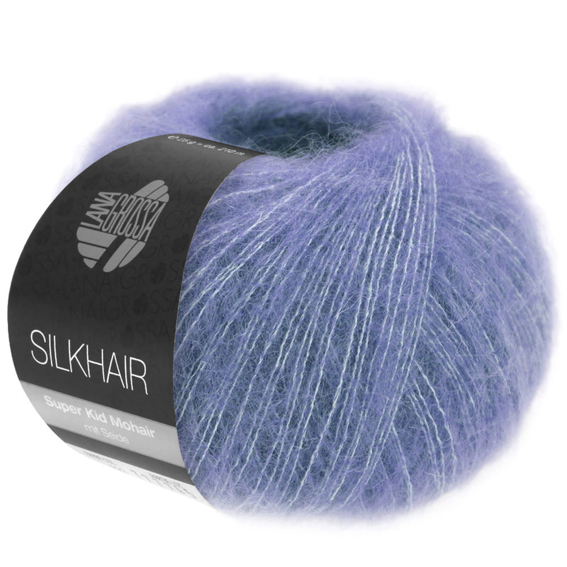Chargez l'image dans la visionneuse de la galerie, 5710182|Lana Grossa Silkhair Yarn, Violet Blue
