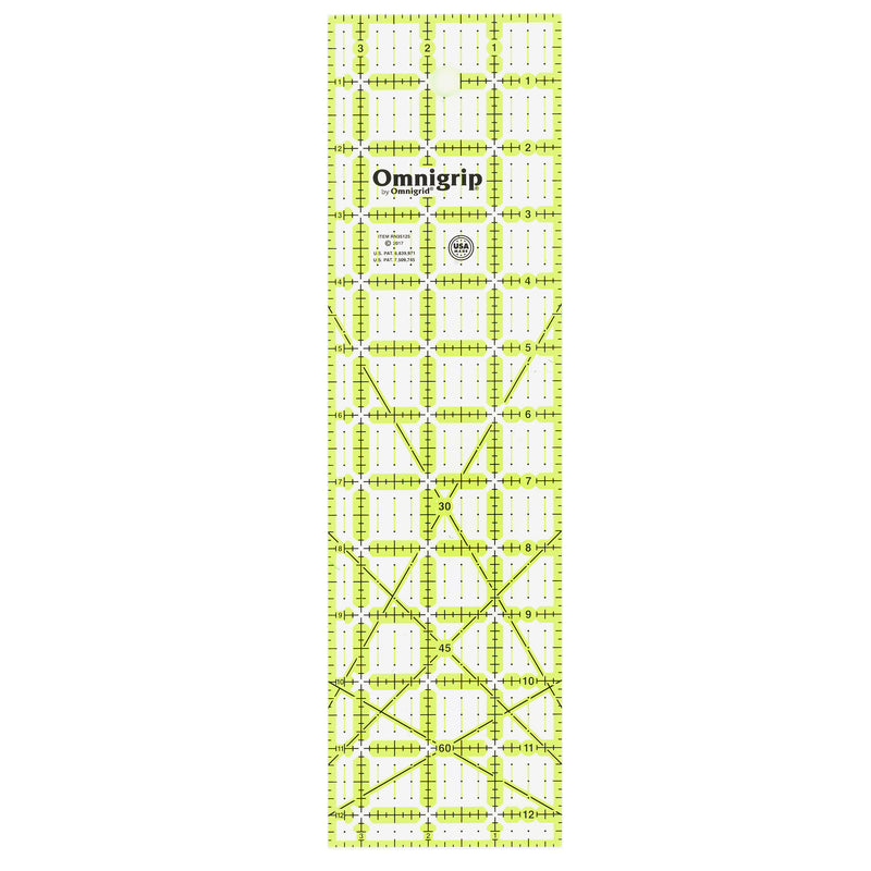 Chargez l'image dans la visionneuse de la galerie, RN35125|Omnigrid Omnigrip Neon Rectangle Ruler, 3-1/2" x 12-1/2"