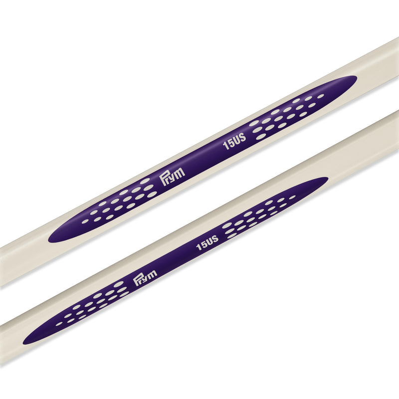 Chargez l'image dans la visionneuse de la galerie, 57036|Prym 14" Ergonomic Single Point Knitting Needles, US 15 10mm)