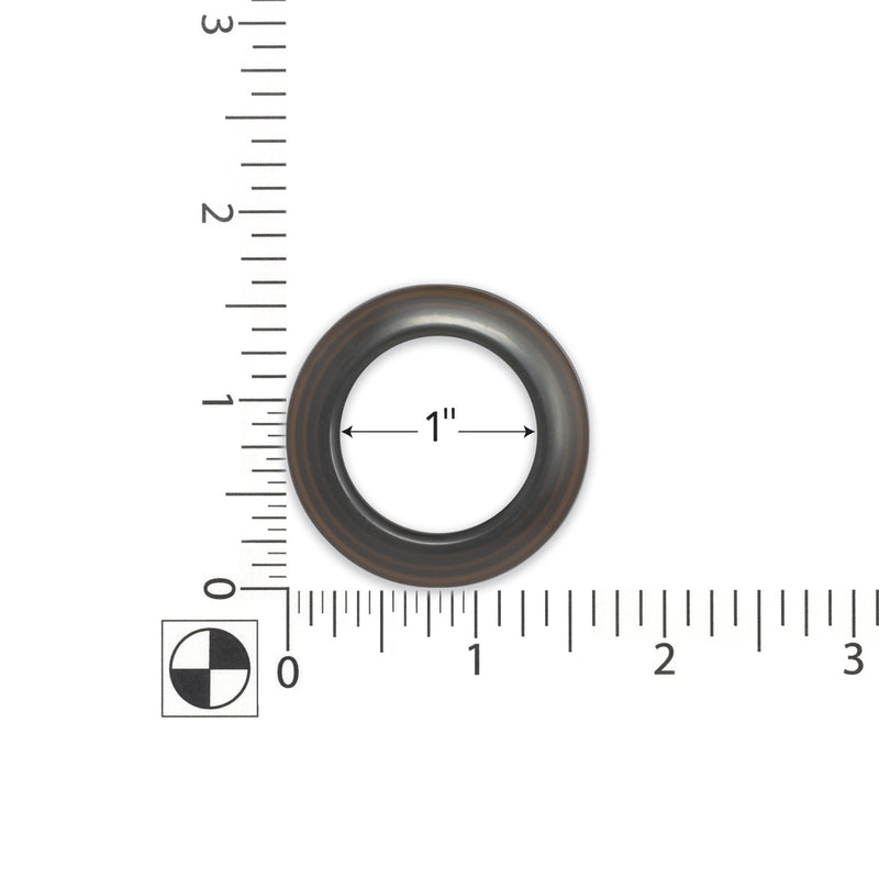 Chargez l'image dans la visionneuse de la galerie, 44376|Dritz 1" Plastic Curtain Grommets, Bronze, 8 Sets