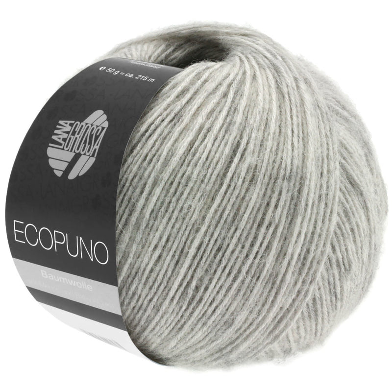 Chargez l'image dans la visionneuse de la galerie, 13310014|Lana Grossa Ecopuno Yarn, Light Grey