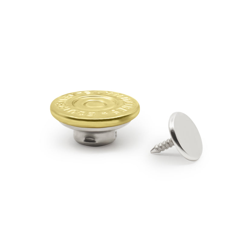 Chargez l'image dans la visionneuse de la galerie, 9-35|Dritz 5/8" Dungaree Buttons, 4 pc, Gold
