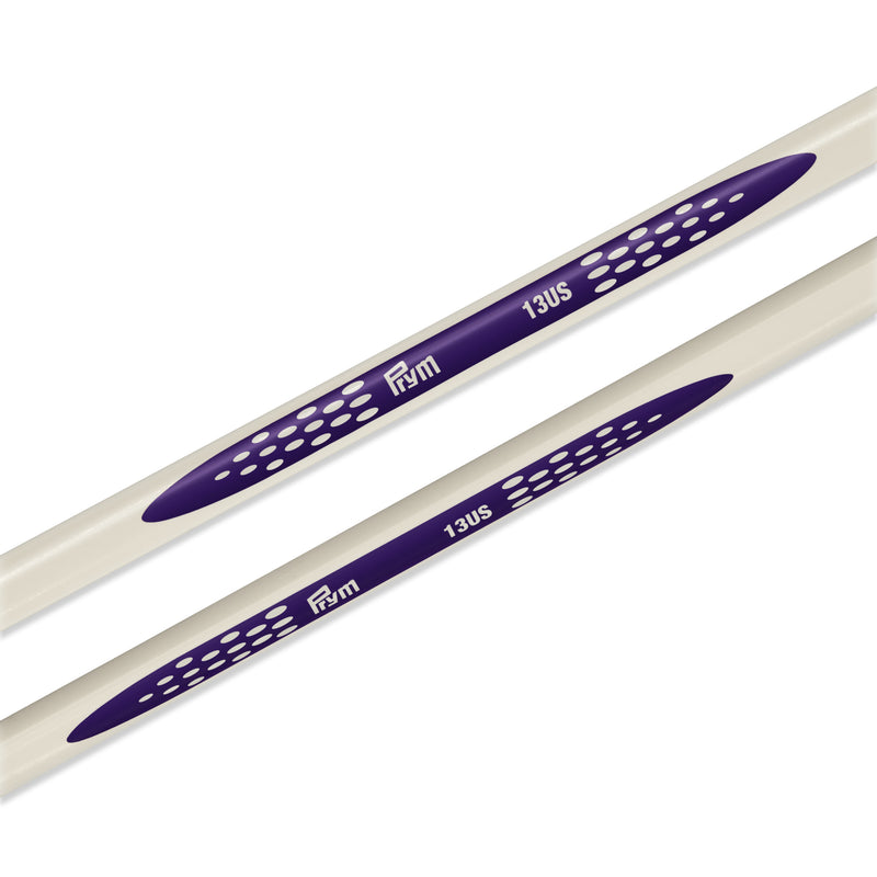 Chargez l'image dans la visionneuse de la galerie, 57035|Prym 14" Ergonomic Single Point Knitting Needles, US 13 (9mm)