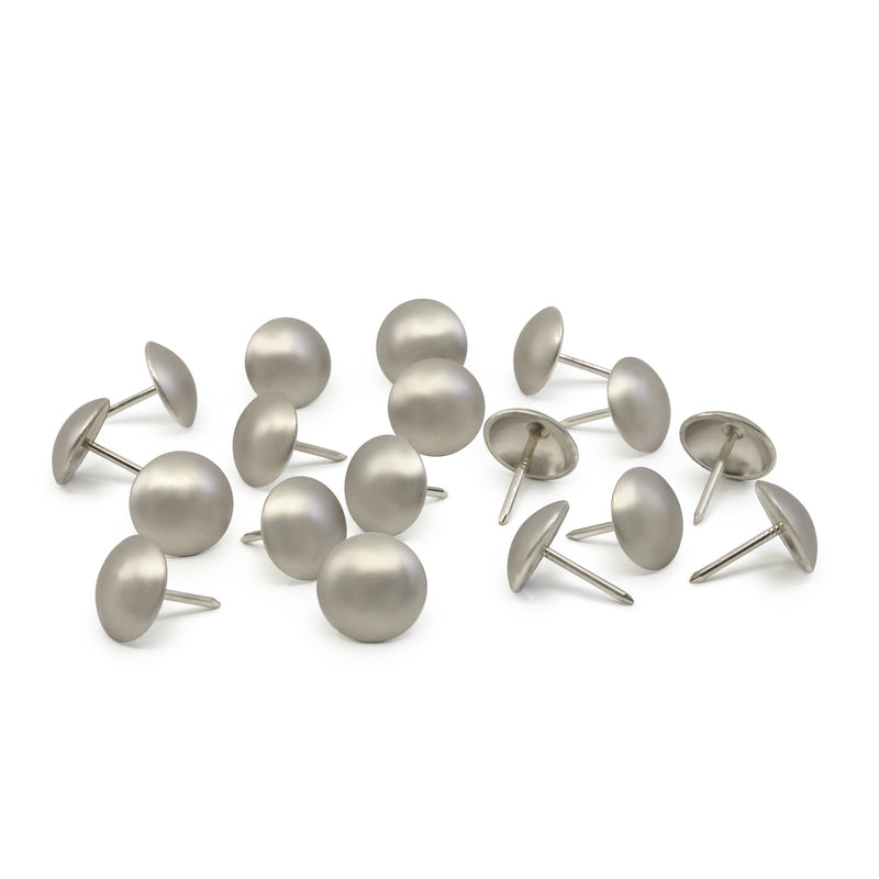Chargez l'image dans la visionneuse de la galerie, 44280|Dritz 5/8" Smooth Decorative Nails, Nickel, 18 pc