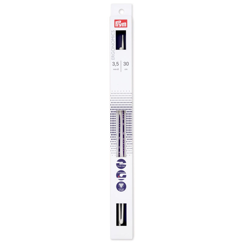 Chargez l'image dans la visionneuse de la galerie, 190303|Prym 12" Ergonomic Single Point Knitting Needles, 3.5mm