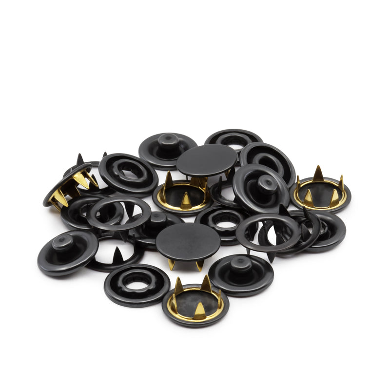 Chargez l'image dans la visionneuse de la galerie, 981-1|Dritz 5/8" Heavy Duty Snap Fasteners, 6 pc, Black
