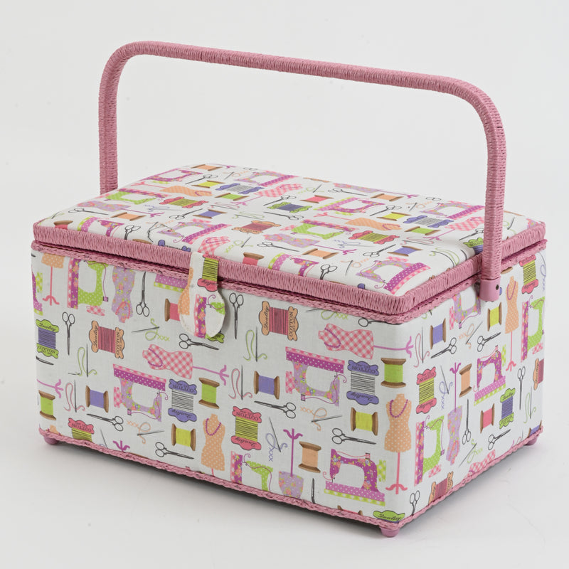 Chargez l'image dans la visionneuse de la galerie, Z10033-100|Dritz Rectangular Sewing Basket, XL