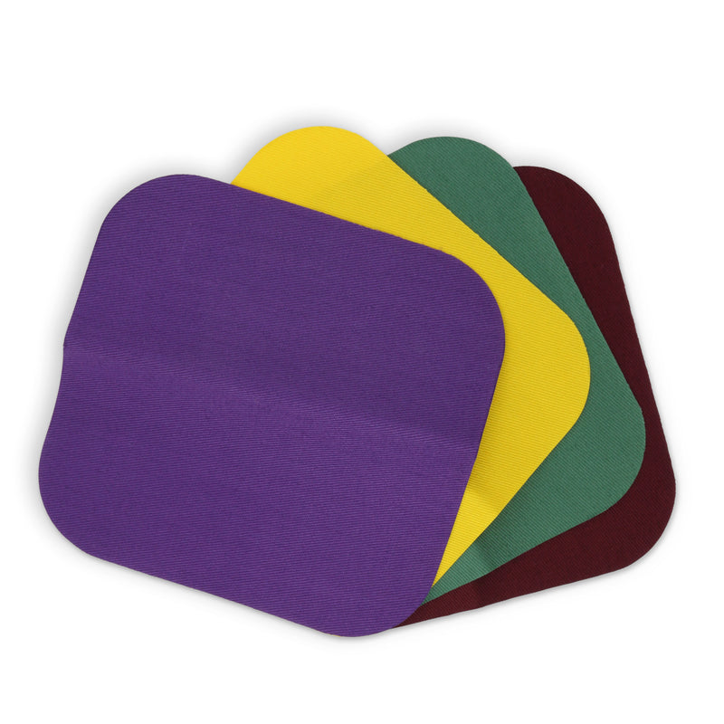 Chargez l'image dans la visionneuse de la galerie, 55276|Dritz Twill Iron-On Patches, 5" x 5", 4 pc, School Assorted
