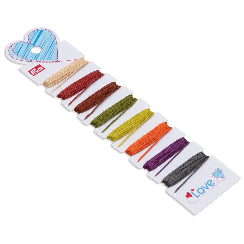 Chargez l'image dans la visionneuse de la galerie, 610641|Prym Embroidery Thread Card, Fall Colors