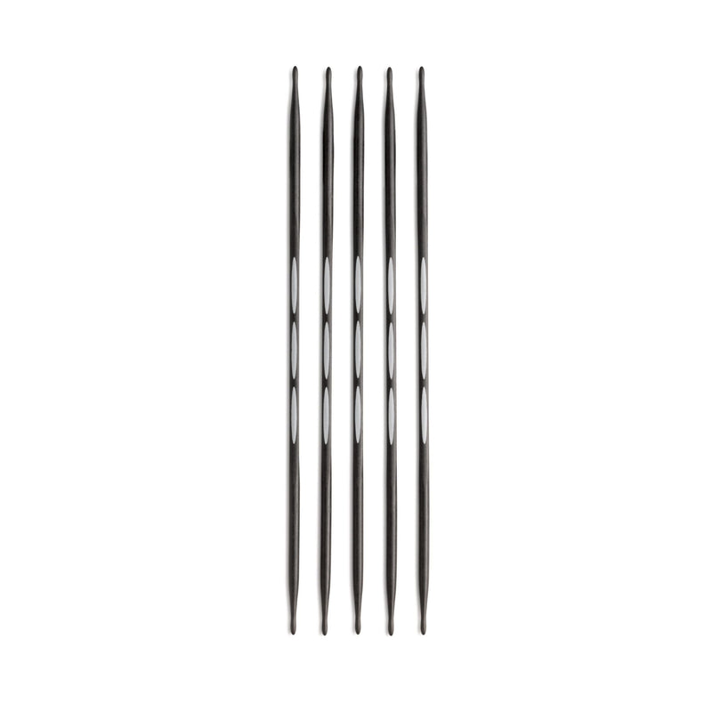 Chargez l'image dans la visionneuse de la galerie, 194182|Prym 6" Ergonomic Double Point Knitting Needles, Carbon, 3mm