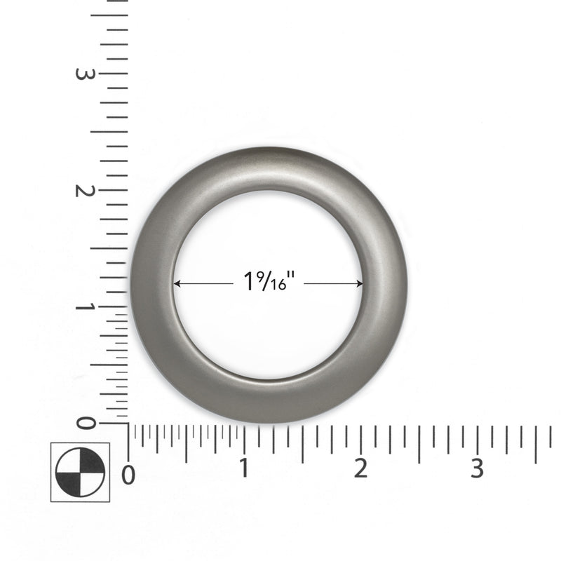 Chargez l'image dans la visionneuse de la galerie, 44368|Dritz 1-9/16" Plastic Curtain Grommets, Pewter, 8 Sets
