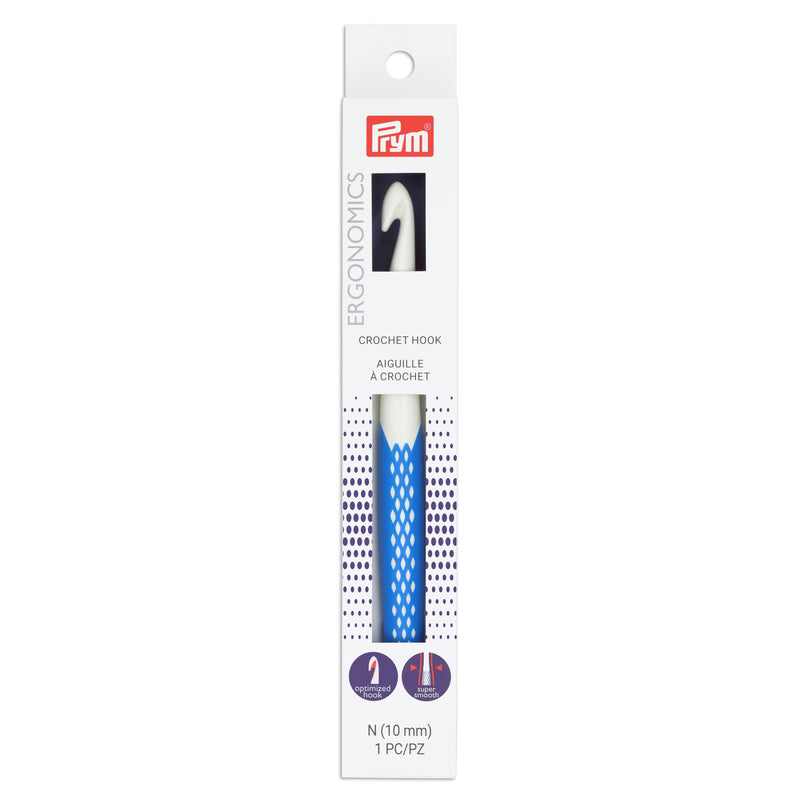 Chargez l'image dans la visionneuse de la galerie, 57208|Prym Ergonomic Crochet Hook, US N (10mm)